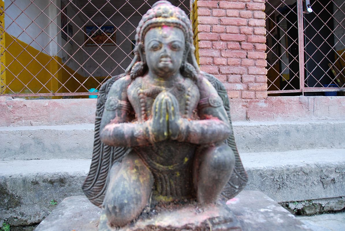 11 Kathmandu Gokarna Mahadev Temple Garuda Statue 